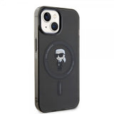 Karl Lagerfeld iPhone 15 Deksel Ikonik MagSafe Svart