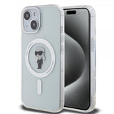 Karl Lagerfeld iPhone 15 Deksel Ikonik MagSafe Transparent