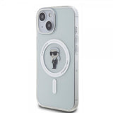 Karl Lagerfeld iPhone 15 Deksel Ikonik MagSafe Transparent