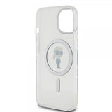 Karl Lagerfeld iPhone 15 Deksel Ikonik MagSafe Transparent