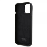 Karl Lagerfeld iPhone 15 Deksel Ikonik Metal Pin Svart