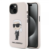 Karl Lagerfeld iPhone 15 Deksel Ikonik NFT Rosa