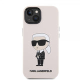 Karl Lagerfeld iPhone 15 Deksel Ikonik NFT Rosa