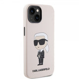 Karl Lagerfeld iPhone 15 Deksel Ikonik NFT Rosa