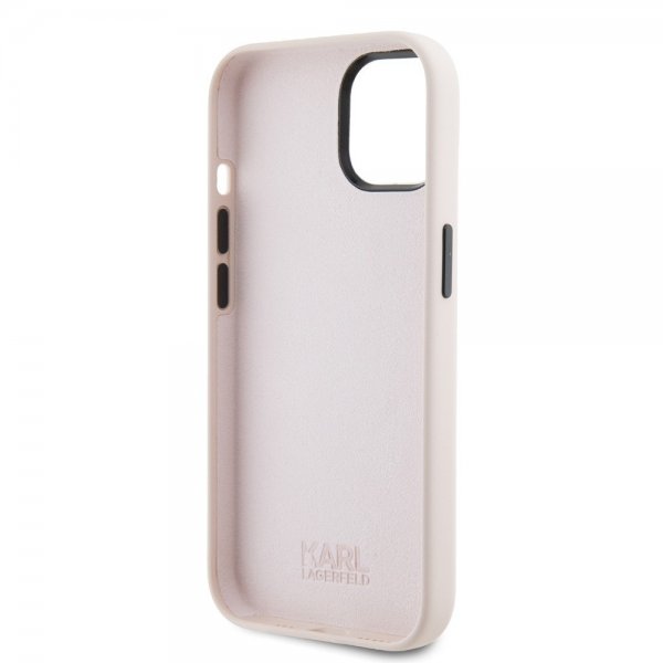Karl Lagerfeld iPhone 15 Deksel Ikonik NFT Rosa