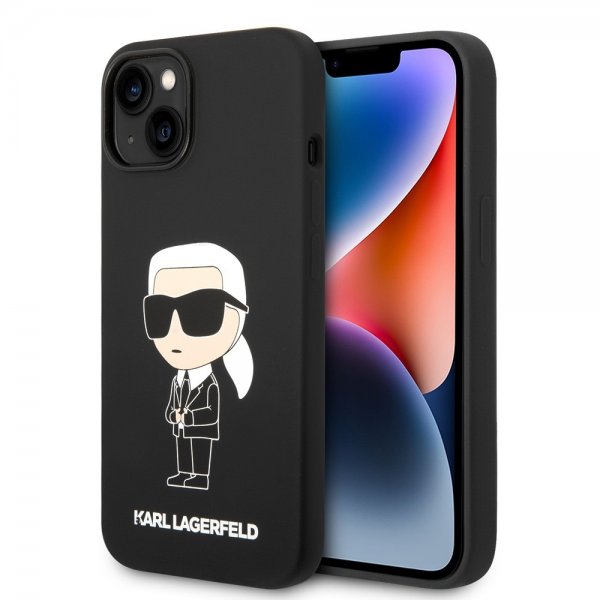 Karl Lagerfeld iPhone 15 Deksel Ikonik NFT Svart