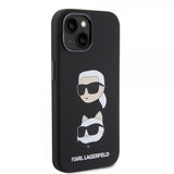 Karl Lagerfeld iPhone 15 Deksel Karl & Choupette Svart