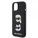 Karl Lagerfeld iPhone 15 Deksel Karl & Choupette Svart