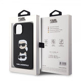 Karl Lagerfeld iPhone 15 Deksel Karl & Choupette Svart