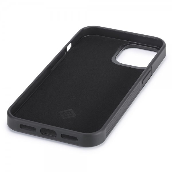 Lc.Imeeke iPhone 15 Deksel Karbonfibertekstur Rød Stripe Svart