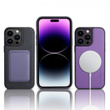 X-Level iPhone 15 Deksel Kunstlæder MagSafe Blå