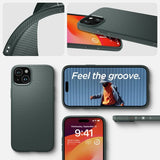 Spigen iPhone 15 Deksel Liquid Air Abyss Green