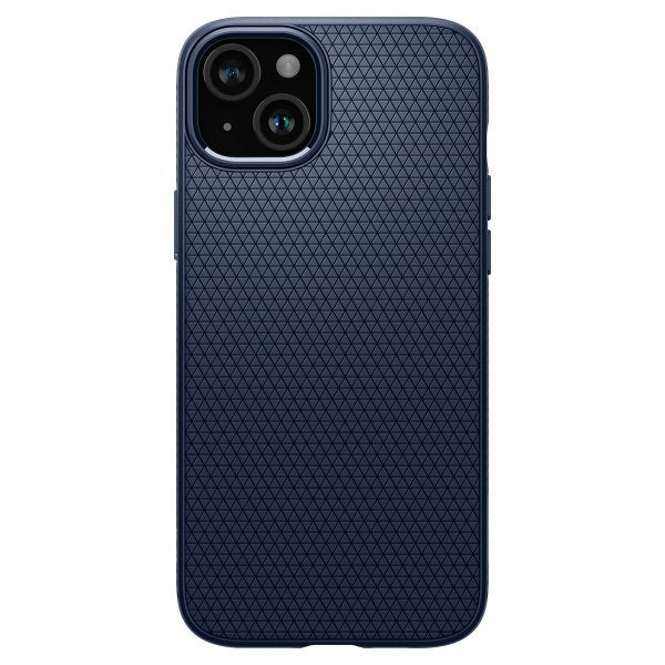 Spigen iPhone 15 Deksel Liquid Air Navy Blue