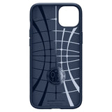 Spigen iPhone 15 Deksel Liquid Air Navy Blue