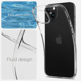Spigen iPhone 15 Deksel Liquid Crystal Crystal Clear