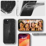 Spigen iPhone 15 Deksel Liquid Crystal Glitter Crystal Quartz