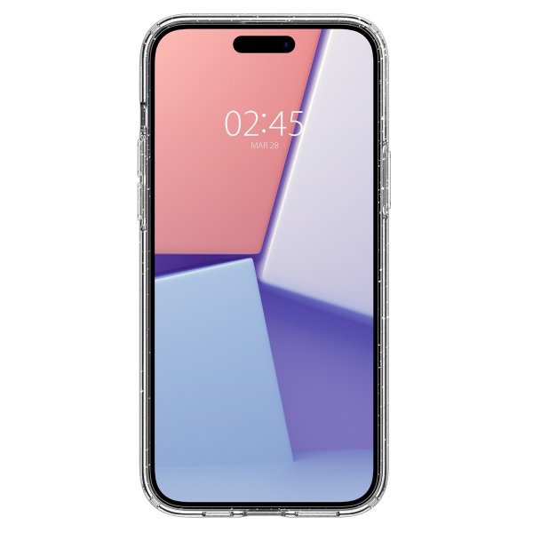 Spigen iPhone 15 Deksel Liquid Crystal Glitter Crystal Quartz