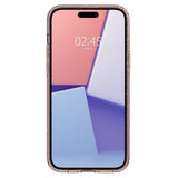 Spigen iPhone 15 Deksel Liquid Crystal Glitter Rose Quartz
