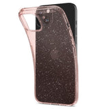 Spigen iPhone 15 Deksel Liquid Crystal Glitter Rose Quartz