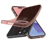 Spigen iPhone 15 Deksel Liquid Crystal Glitter Rose Quartz