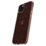 Spigen iPhone 15 Deksel Liquid Crystal Glitter Rose Quartz