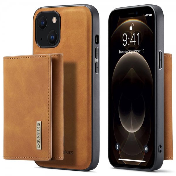Dg.Ming iPhone 15 Deksel M1 Series Avtakbart Kortholder Brun