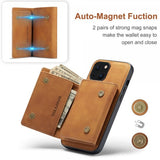 Dg.Ming iPhone 15 Deksel M1 Series Avtakbart Kortholder Brun