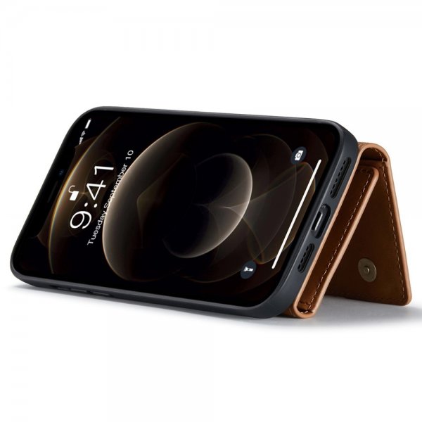 Dg.Ming iPhone 15 Deksel M1 Series Avtakbart Kortholder Brun