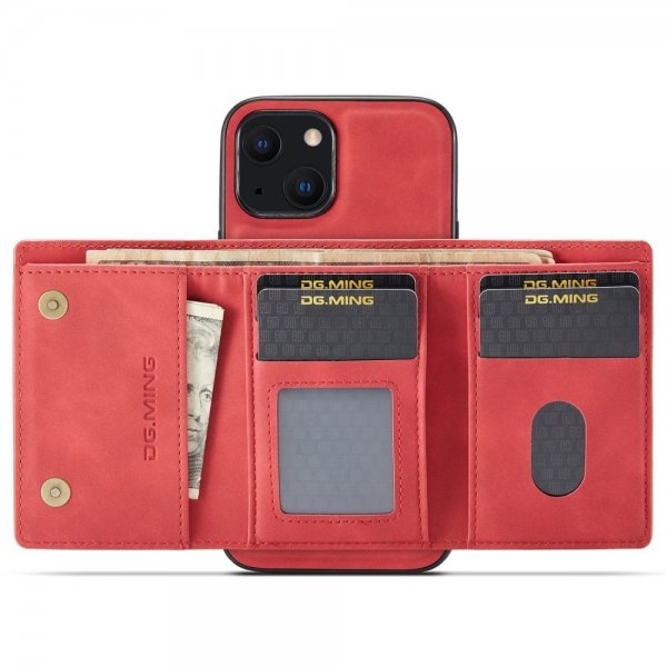 Dg.Ming iPhone 15 Deksel M1 Series Avtakbart Kortholder Rød