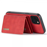 Dg.Ming iPhone 15 Deksel M1 Series Avtakbart Kortholder Rød