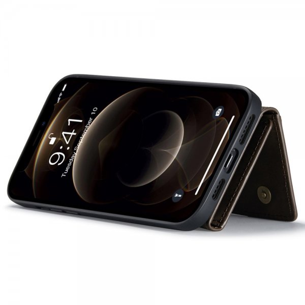 Dg.Ming iPhone 15 Deksel M2 Series Avtakbart Kortholder Kaffe