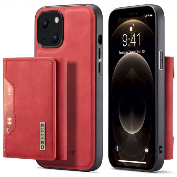 Dg.Ming iPhone 15 Deksel M2 Series Avtakbart Kortholder Rød