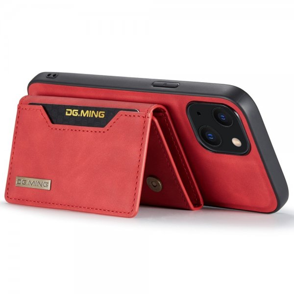 Dg.Ming iPhone 15 Deksel M2 Series Avtakbart Kortholder Rød