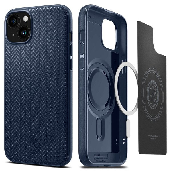 Spigen iPhone 15 Deksel Mag Armor MagFit Navy Blue