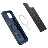 Spigen iPhone 15 Deksel Mag Armor MagFit Navy Blue