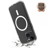 Vivanco iPhone 15 Deksel Mag Steady Transparent