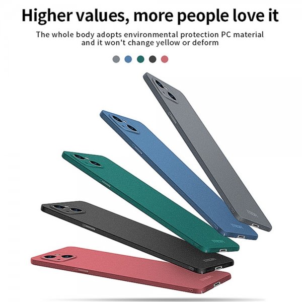 Mofi iPhone 15 Deksel Matte Shield Rød