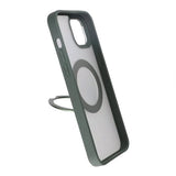 Rvelon iPhone 15 Deksel Roterbart Stativ Grønn