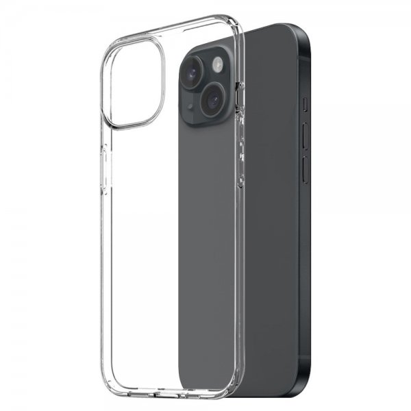 Northjo iPhone 15 Deksel med Skjermbeskytter og Kamerabeskytter 3-i-1