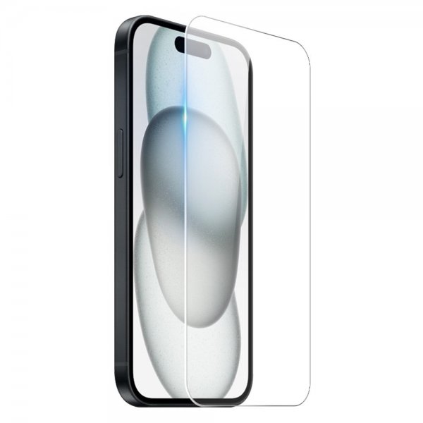 Northjo iPhone 15 Deksel med Skjermbeskytter og Kamerabeskytter 3-i-1