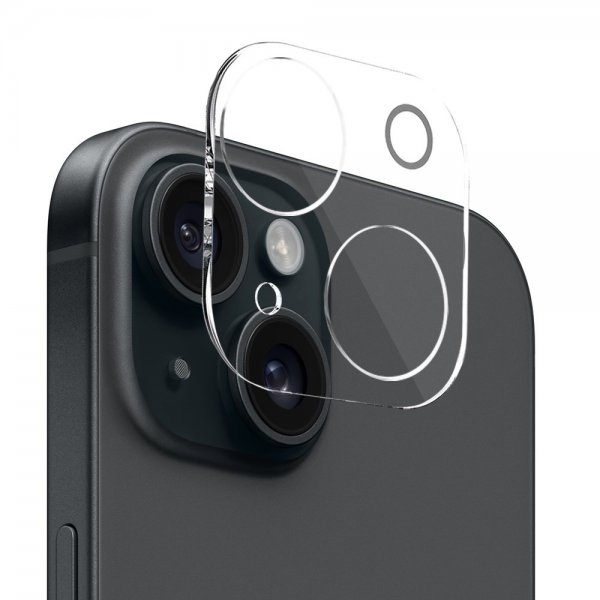 Northjo iPhone 15 Deksel med Skjermbeskytter og Kamerabeskytter 3-i-1
