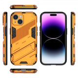 iPhone 15 Deksel med Stativ Oransje