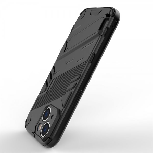 iPhone 15 Deksel med Stativ Svart