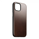 Nomad iPhone 15 Deksel Modern Leather Case Horween Rustic Brown