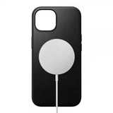 Nomad iPhone 15 Deksel Modern Leather Case Svart