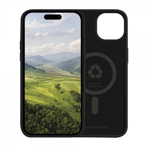 dbramante1928 iPhone 13/14/15/16e/17e Deksel Monaco MagSafe Night Black