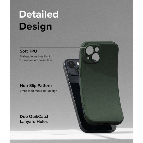 Ringke iPhone 15 Deksel Onyx Dark Green