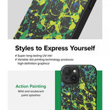 Ringke iPhone 15 Deksel Onyx Design Action Painting