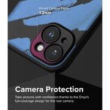 Ringke iPhone 15 Deksel Onyx Design Blue Brush