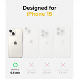 Ringke iPhone 15 Deksel Onyx Design Checkerboard Yellow